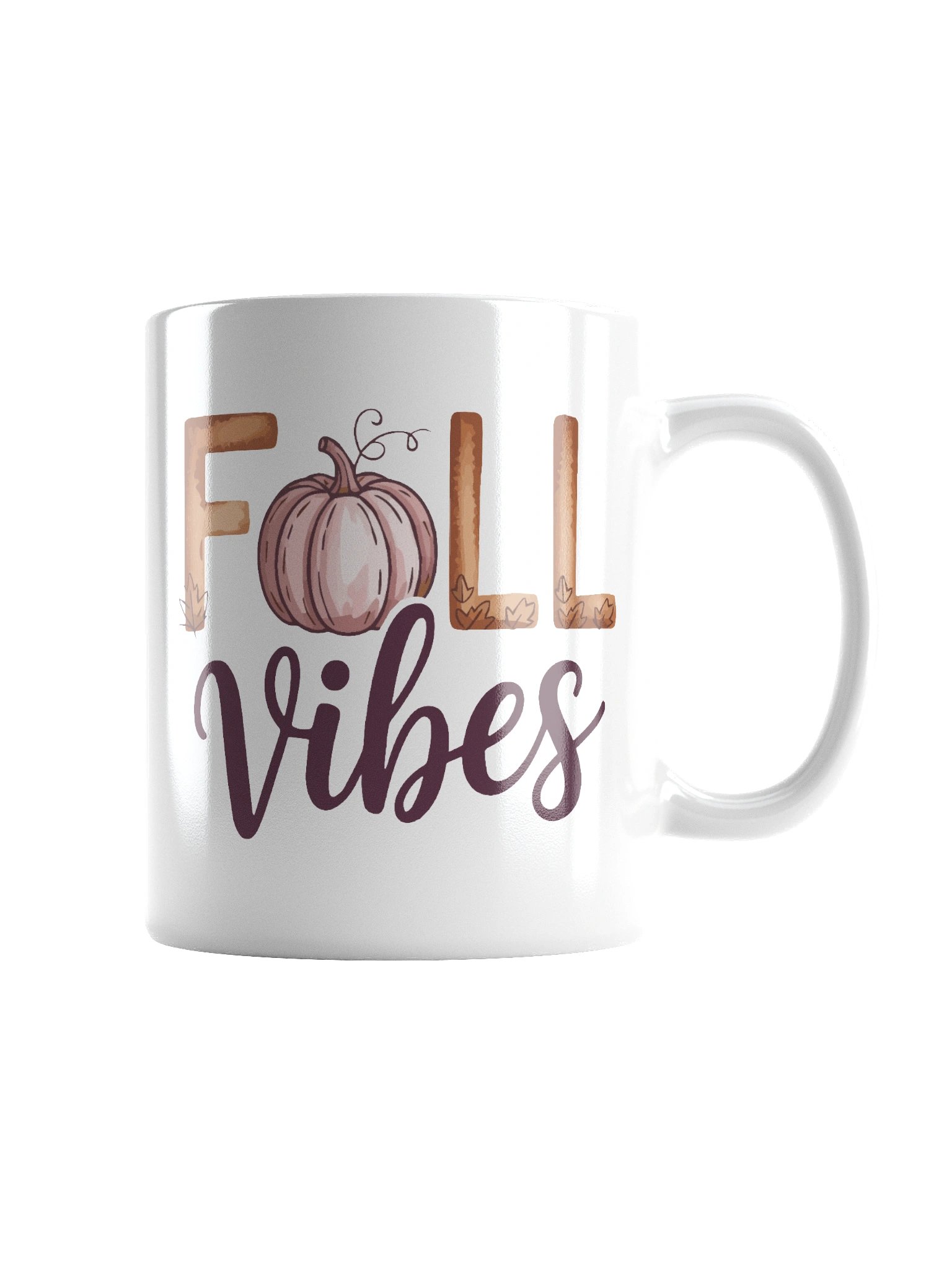 Fall Vibes White Glossy Mug product image (5)