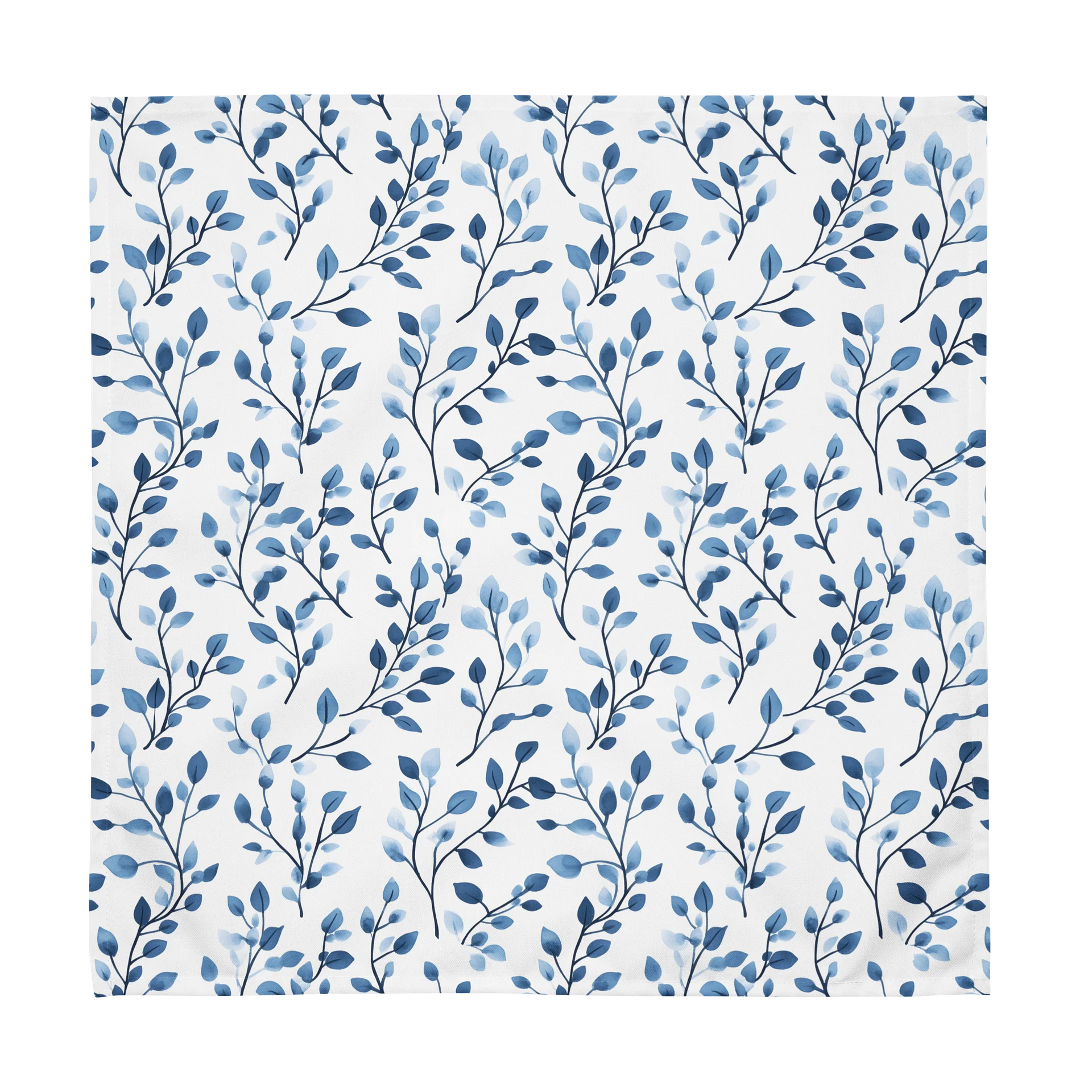 Blue Leafy Branches Cloth Napkin Set product image (4)