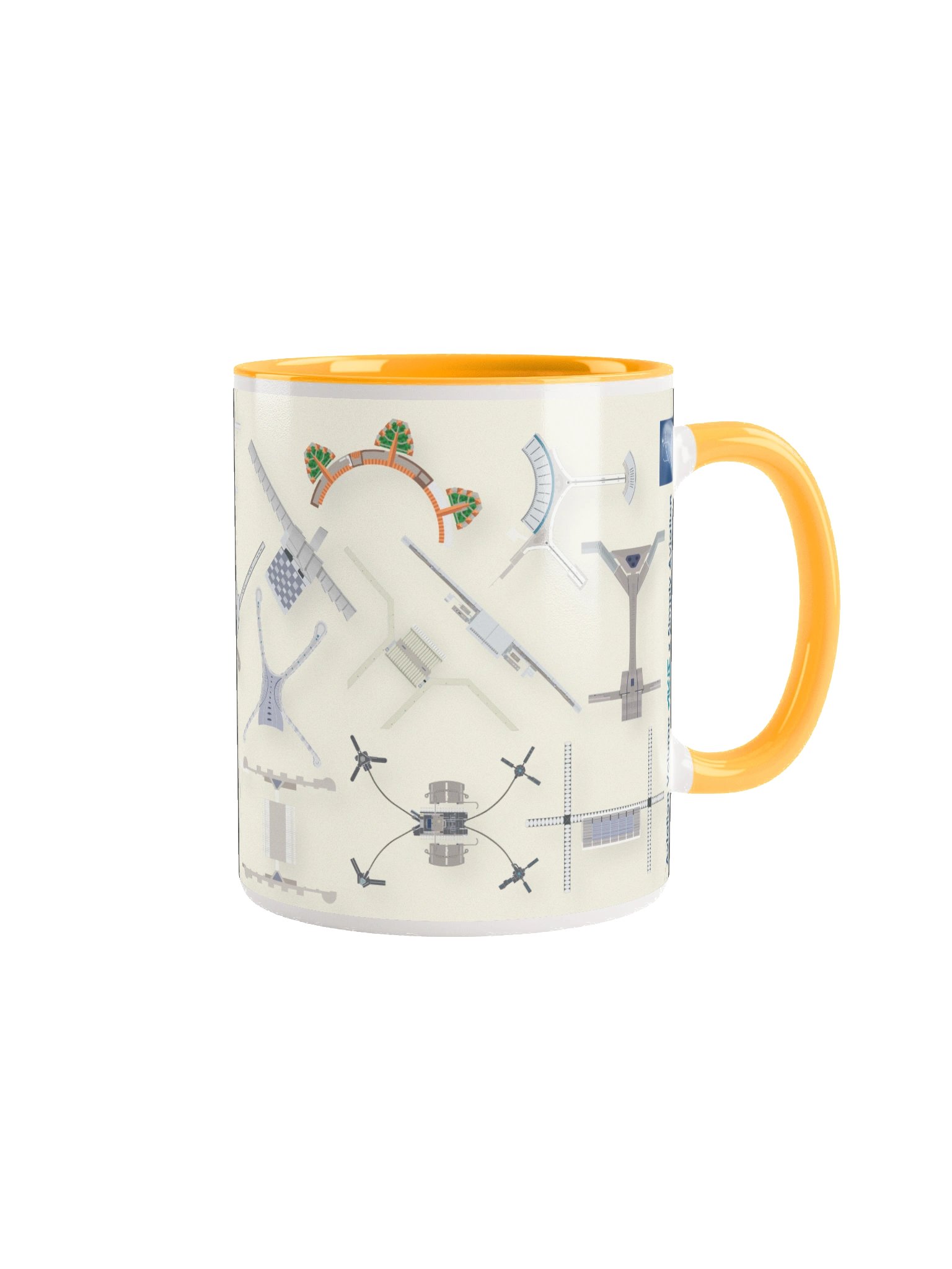Airport Terminals - Mug Beige/Orange product image (1)