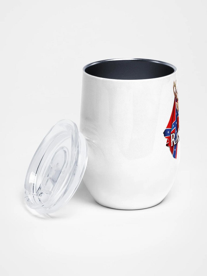 "Ralston" Last Name Rebel Redneck Deer - Wine Tumbler product image (2)