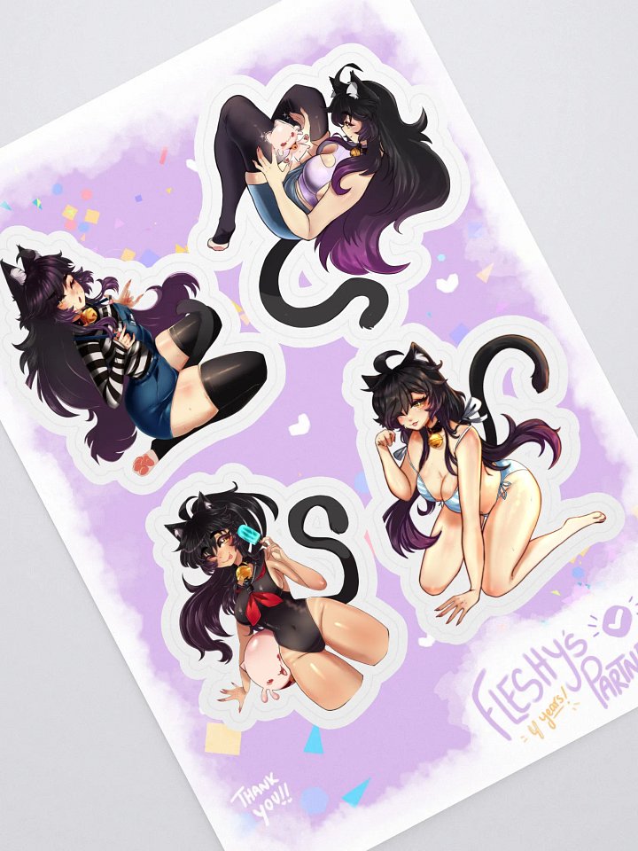 FLESHY STICKER SHEET product image (1)