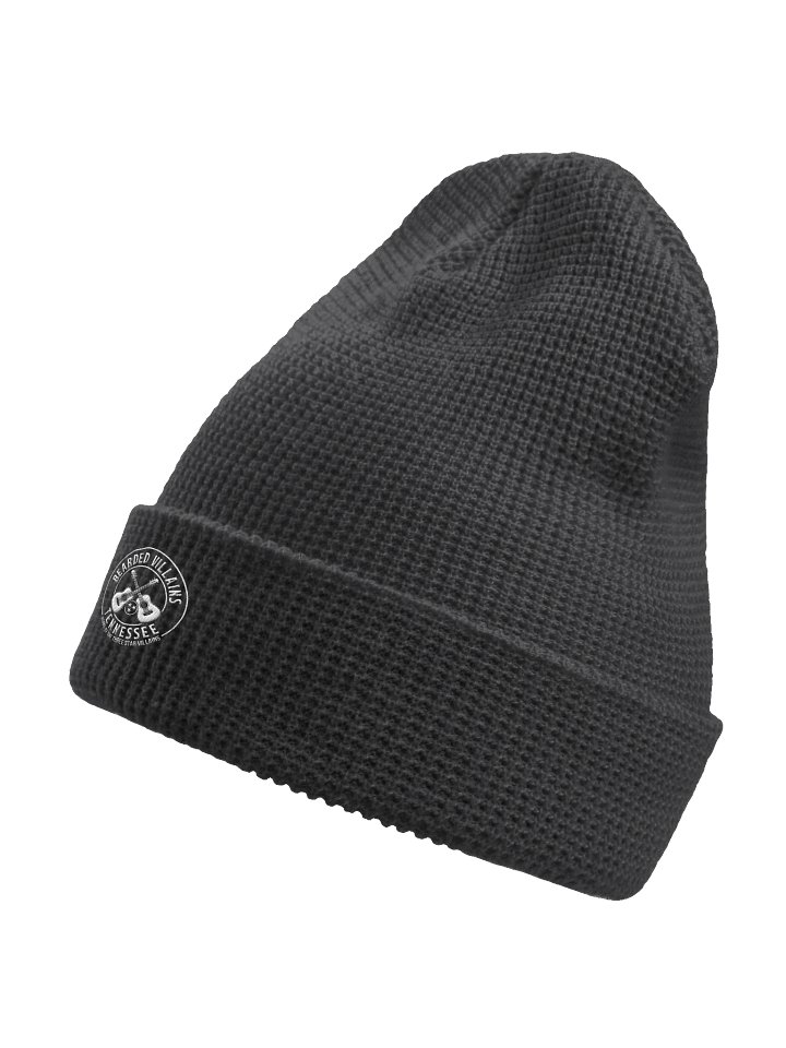 TSV Bearded Villains Tennessee Waffle Knit Beanie | Artic White | Bold Brotherhood Style & Comfort product image (4)