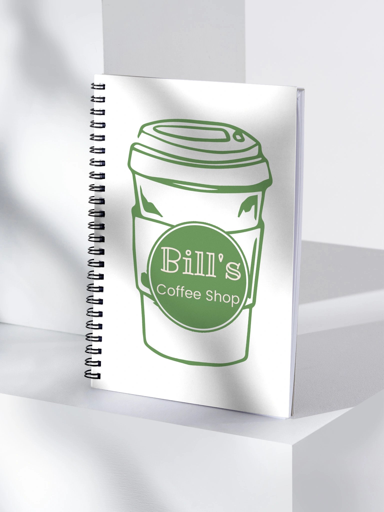 Bill's Coffee Shop Coffee Cup Spiral Notebook product image (4)