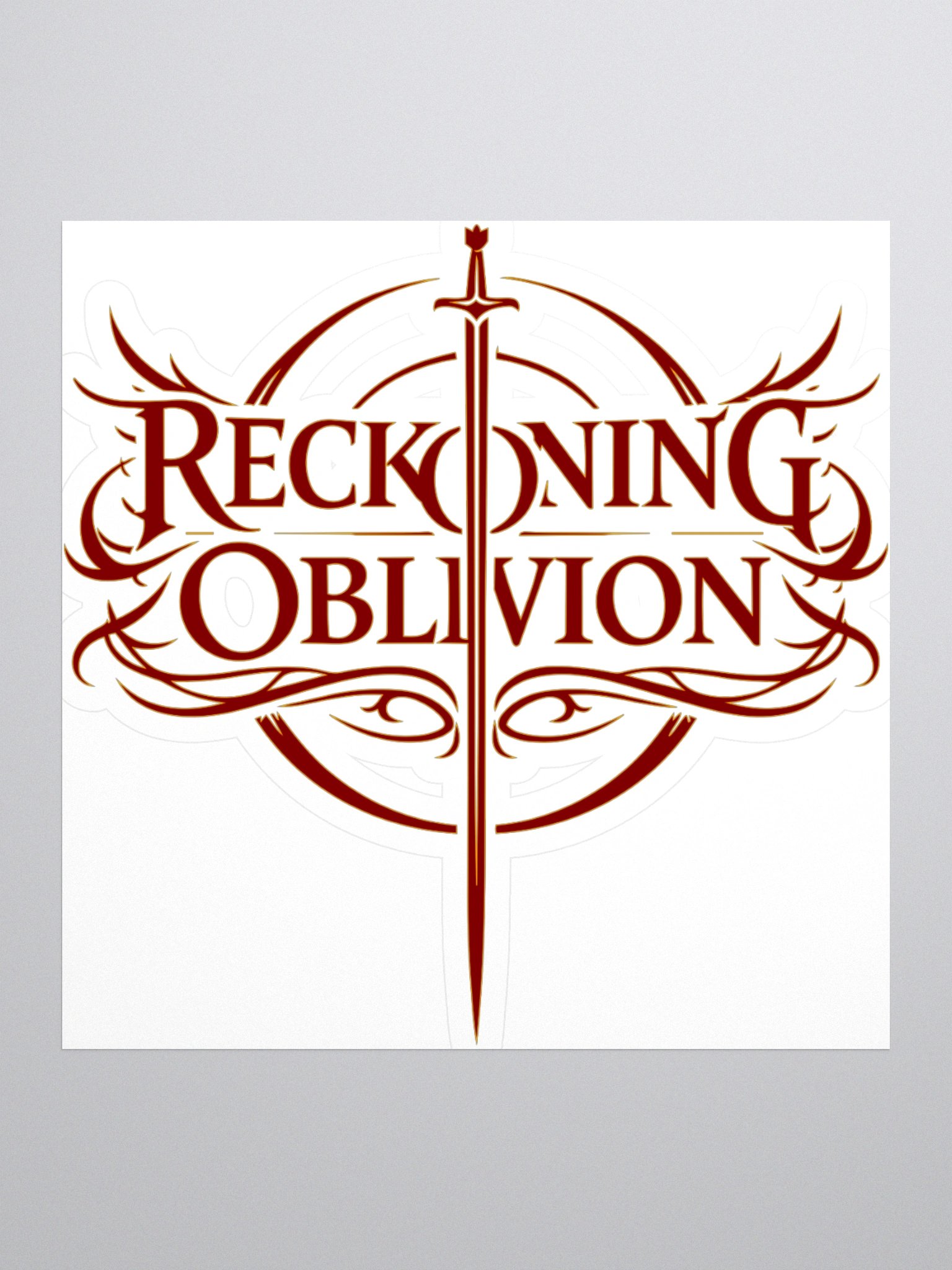 Reckoning Oblivion LOGO Sticker product image (4)
