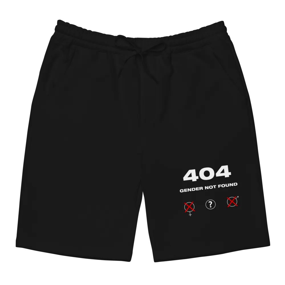404 Gender not Found Fleece Shorts product image (9)