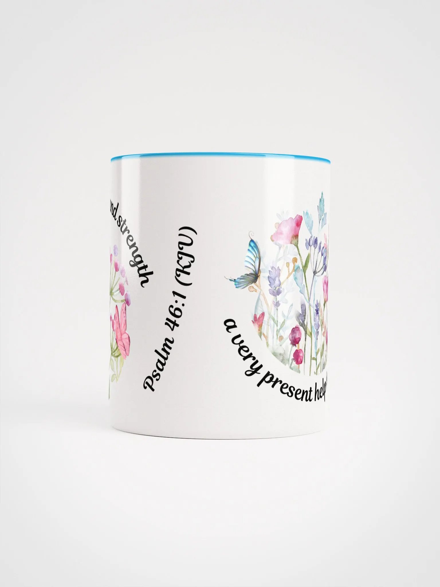 Refuge & Strength Floral Mug product image (15)