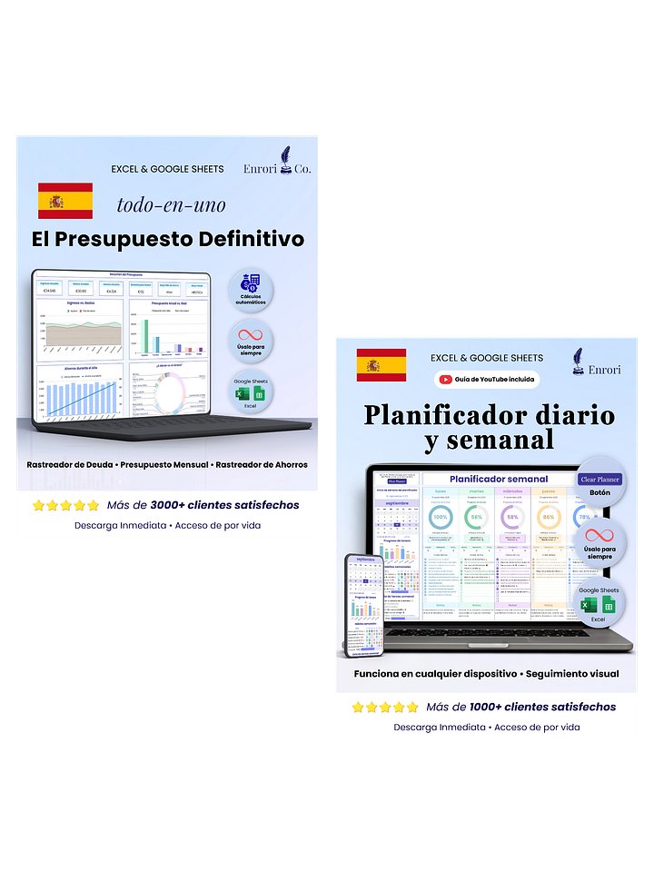 El Presupuesto Definitivo + Planificador Diario y Semanal (10% de descuento) product image (1)