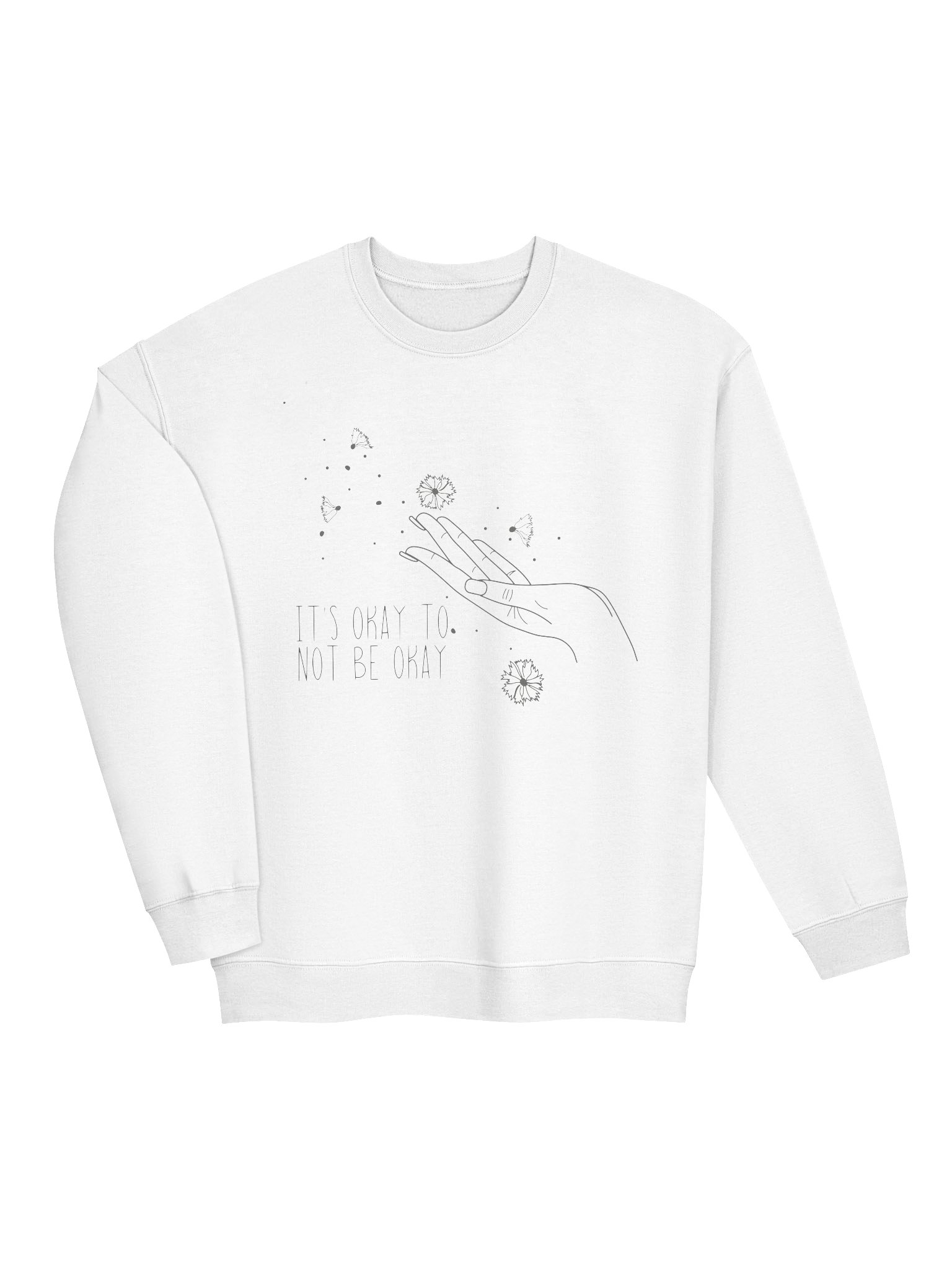 It's Okay To Not Be Okay, Soft Healing – Mental Health Awareness Sweatshirt product image (35)