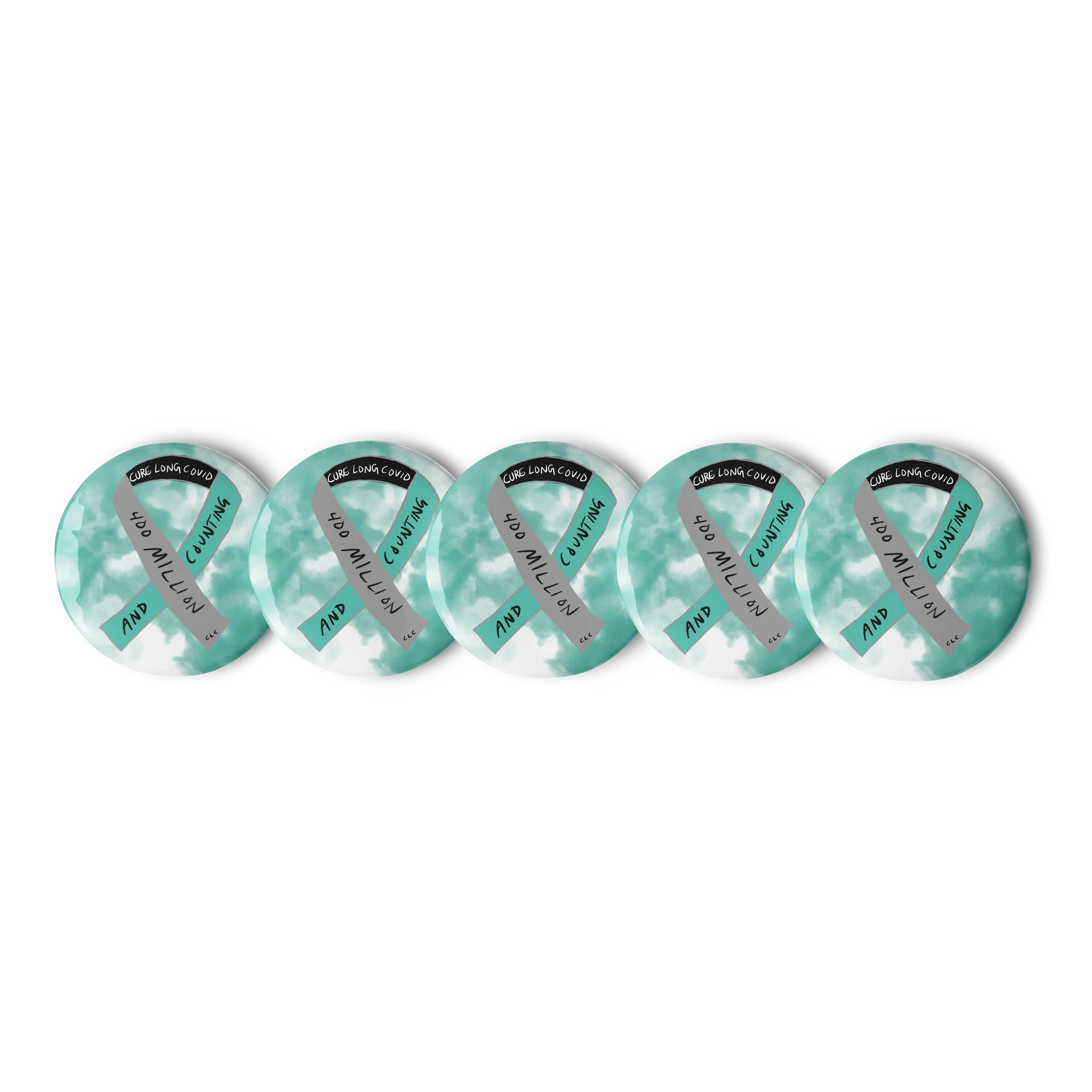 400 Million And Counting buttons product image (1)