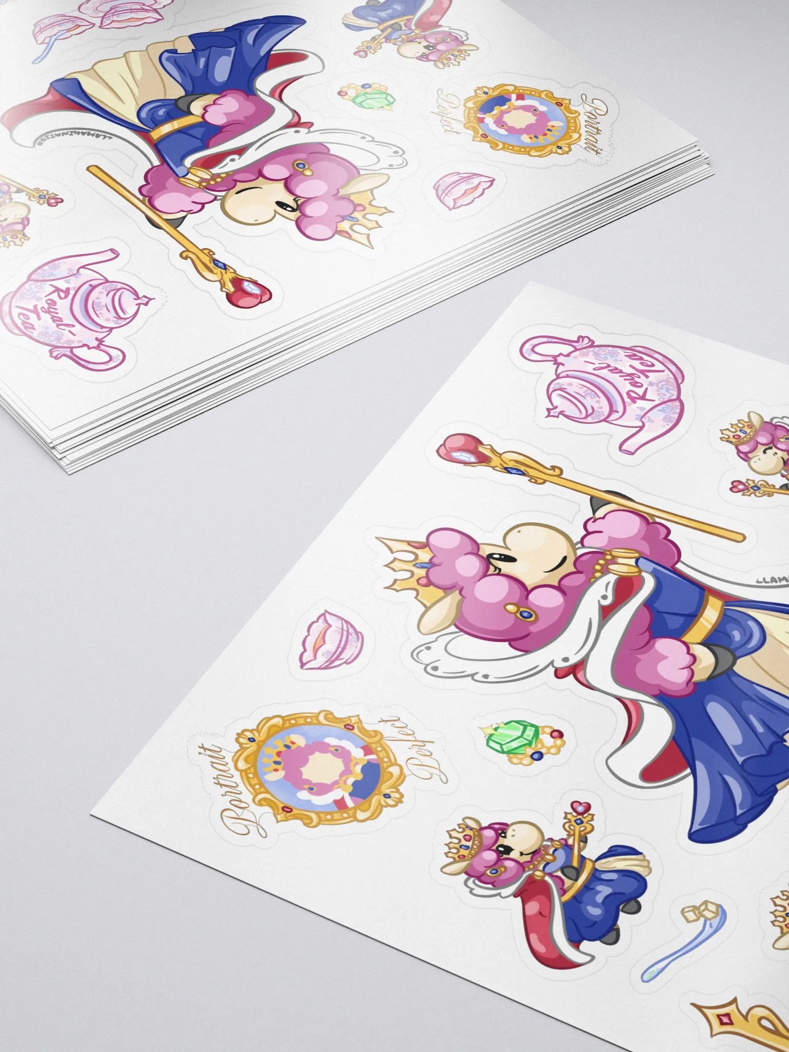 Llama Queen Sticker Set product image (5)
