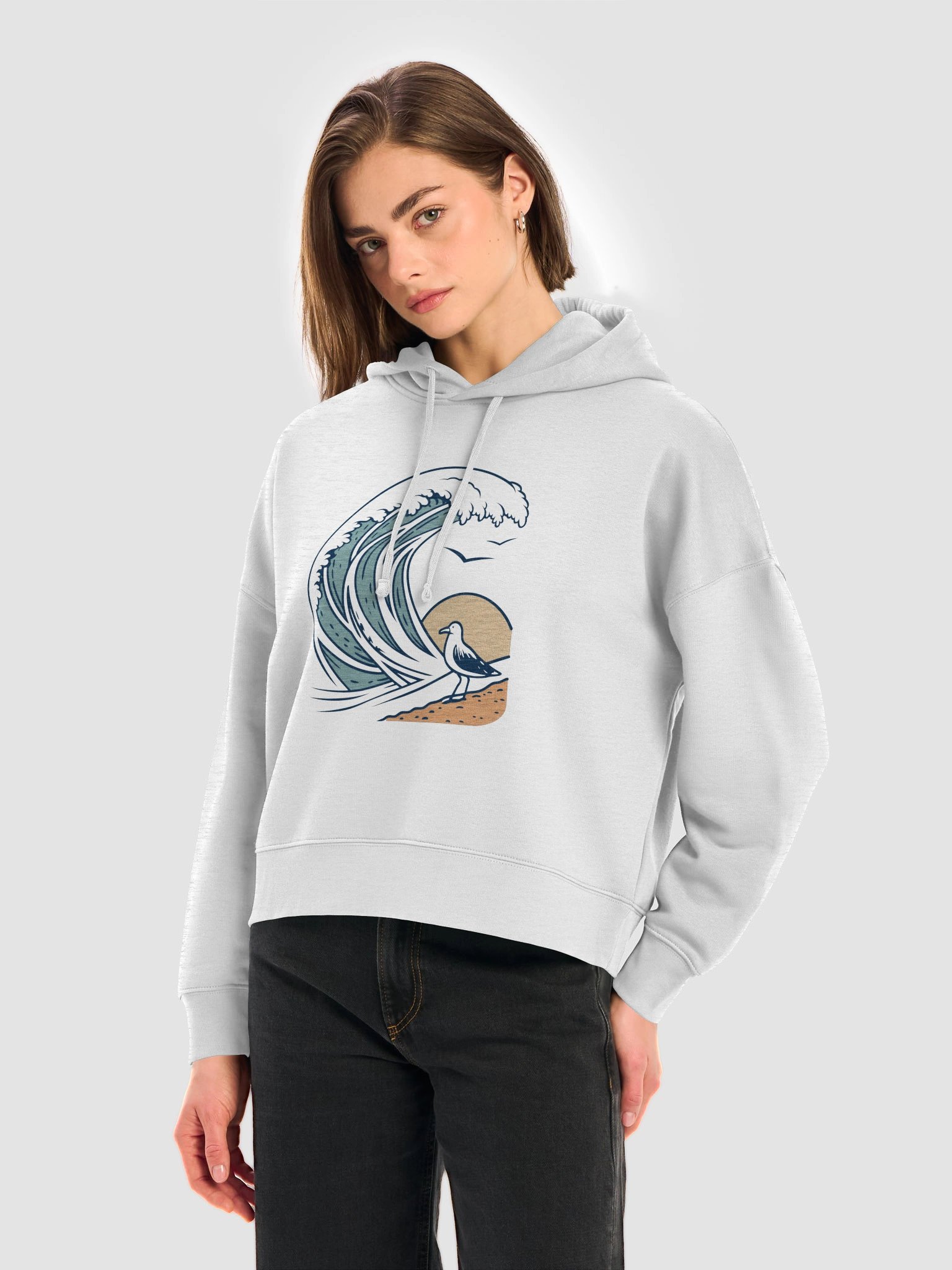 Coastal Wave Graphic Hoodie product image (1)