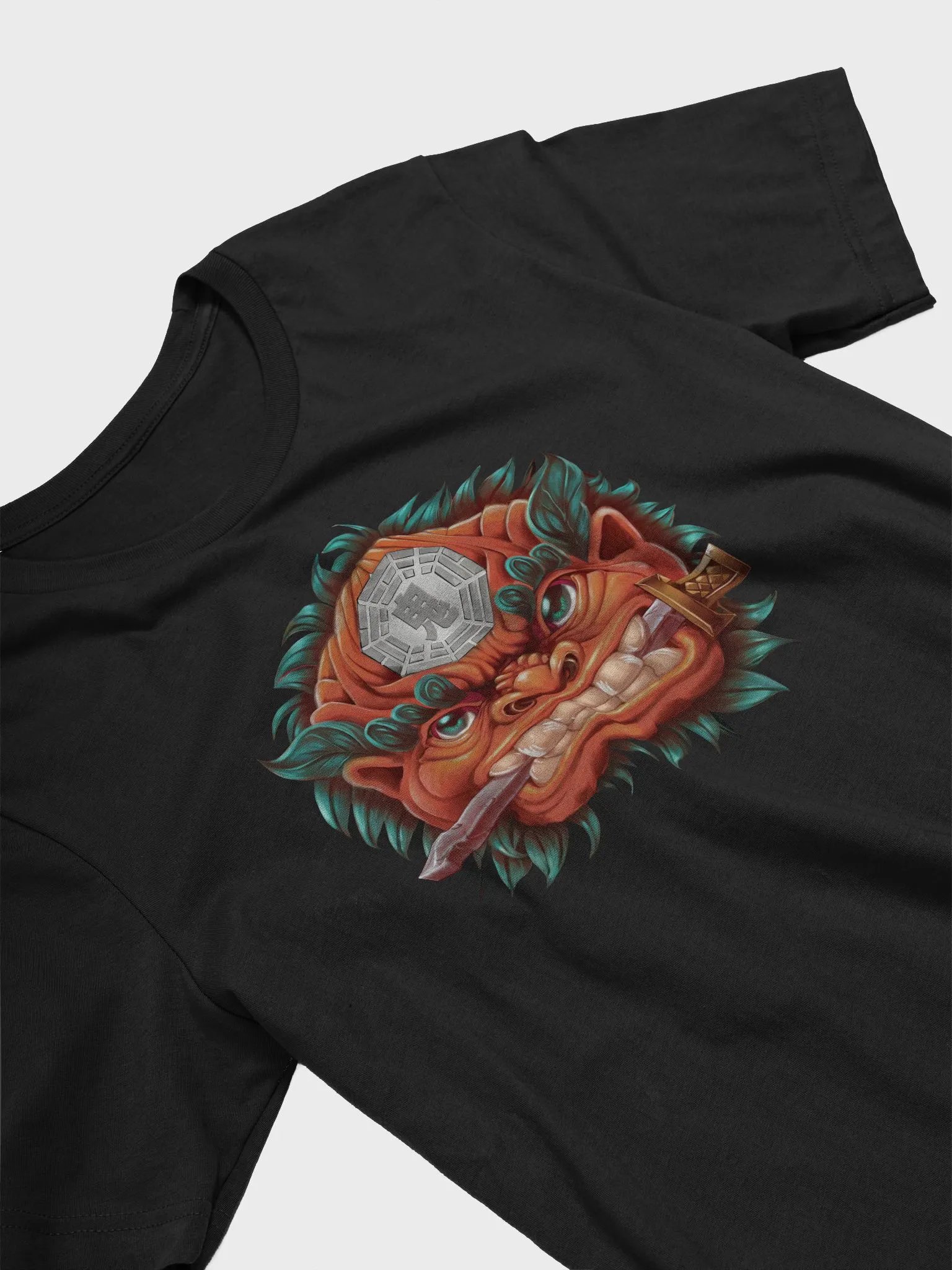 Ghost Face Killer Medallion Premium Soft Tee product image (3)