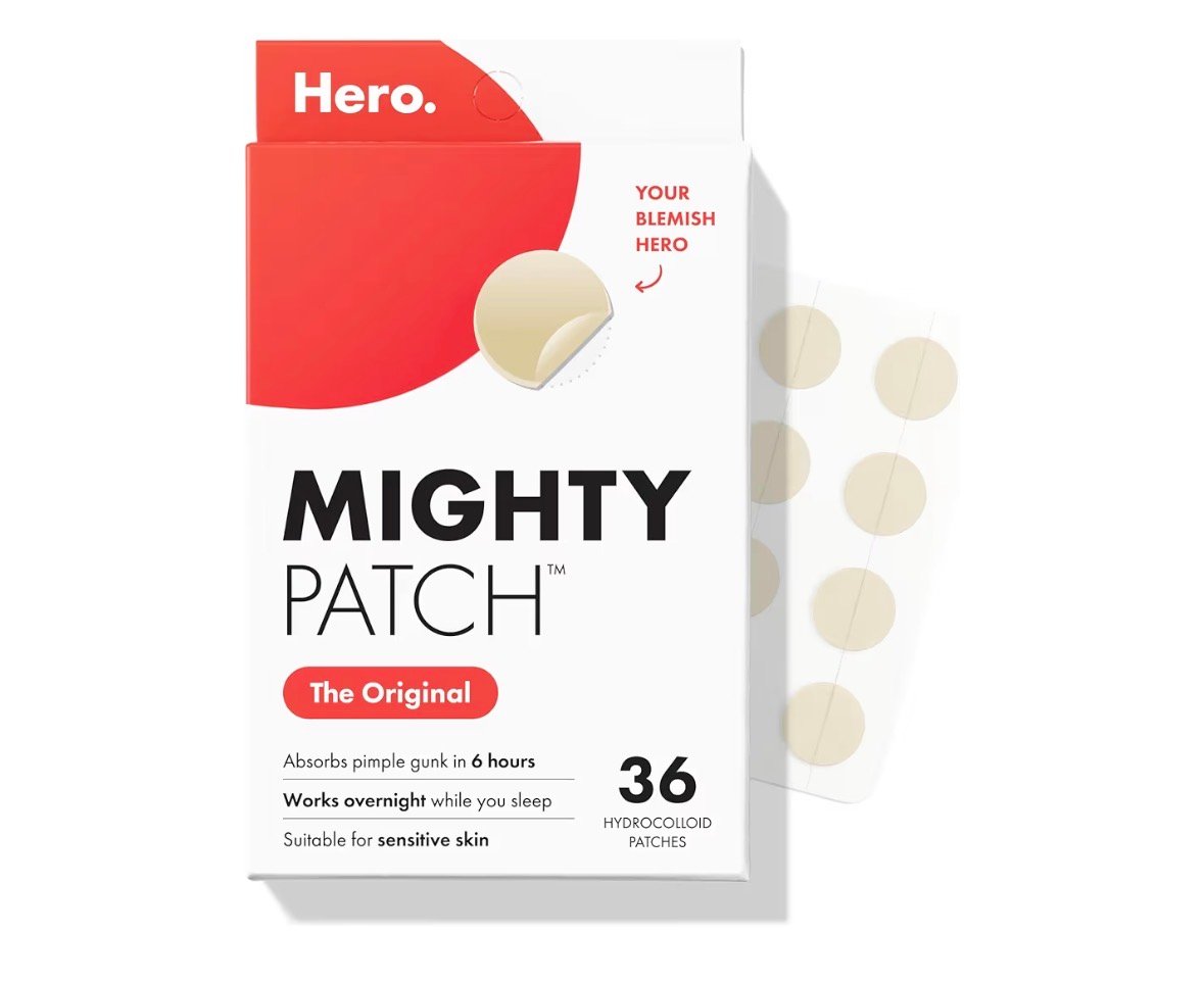 Mighty Patch Original – Hydrocolloid Acne Patches for Zits & Whiteheads, 36 Count product image (1)