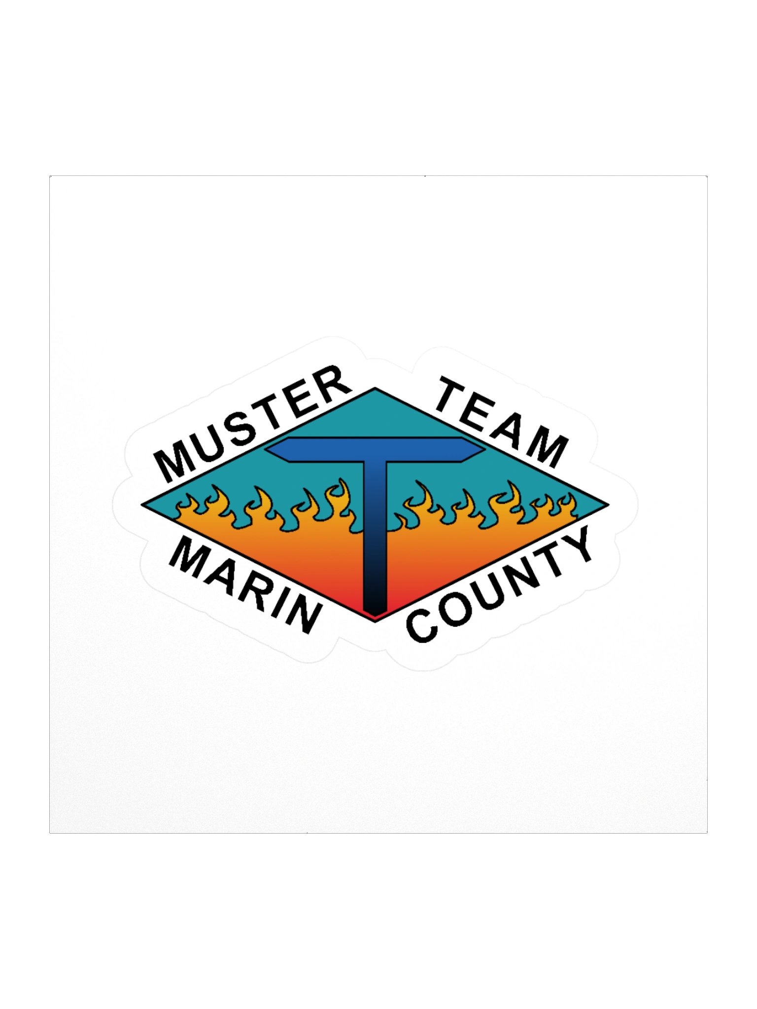 Diamond T, Marin County Muster Team Sticker product image (1)