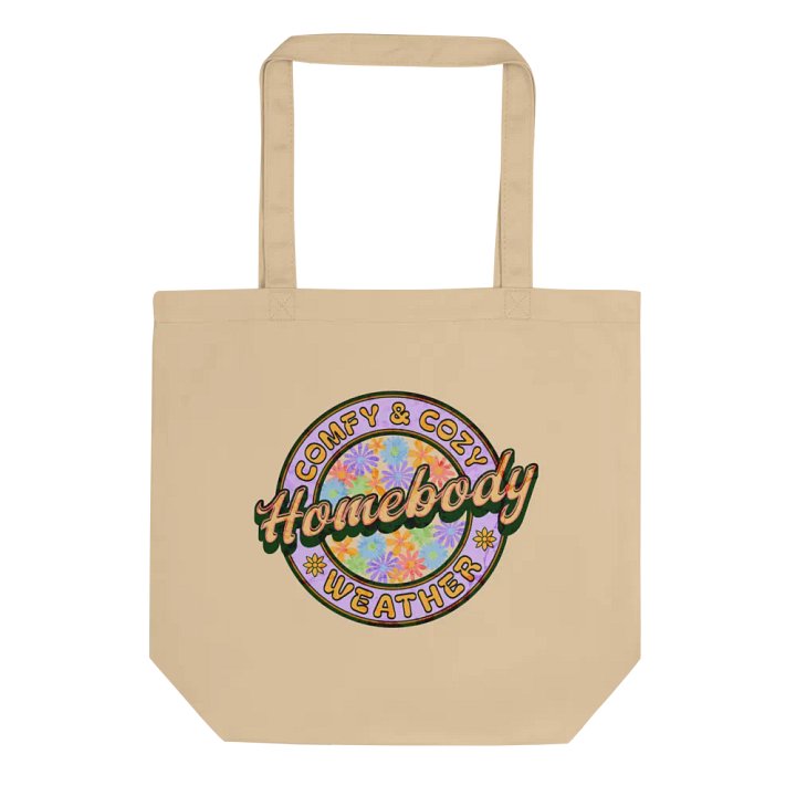 Homebody Comfy And Cozy Weather Floral Eco Tote Bag product image (1)