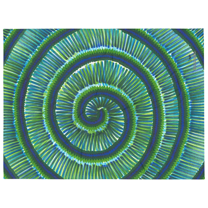 Green SWIRLS Blanket product image (2)