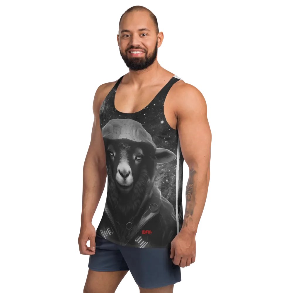 IDFKtv Black Sheep Full B/W Tank Top product image (12)