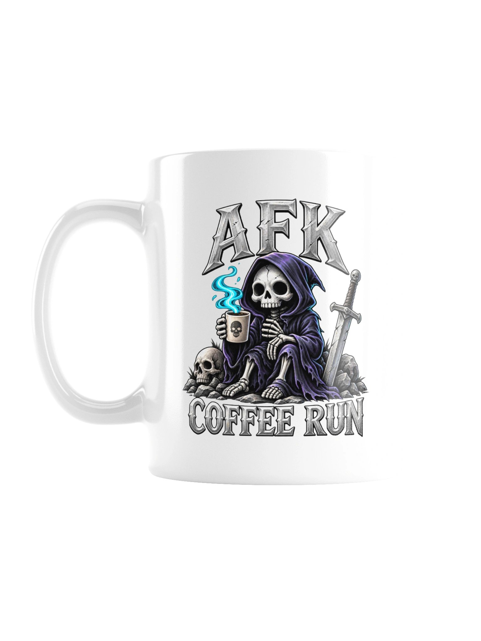 AFK Coffee Run Mug (White) product image (1)