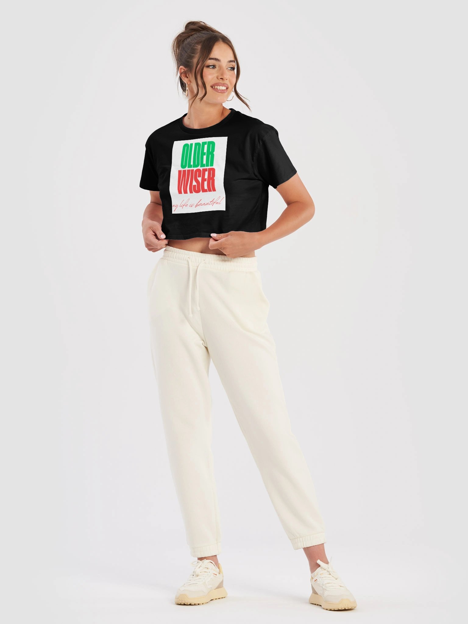 Older, Wiser, Beautiful - Crop Top product image (3)