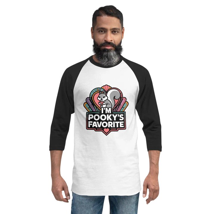 Pooky's Favorite Squirrel Love Raglan Tee product image (2)