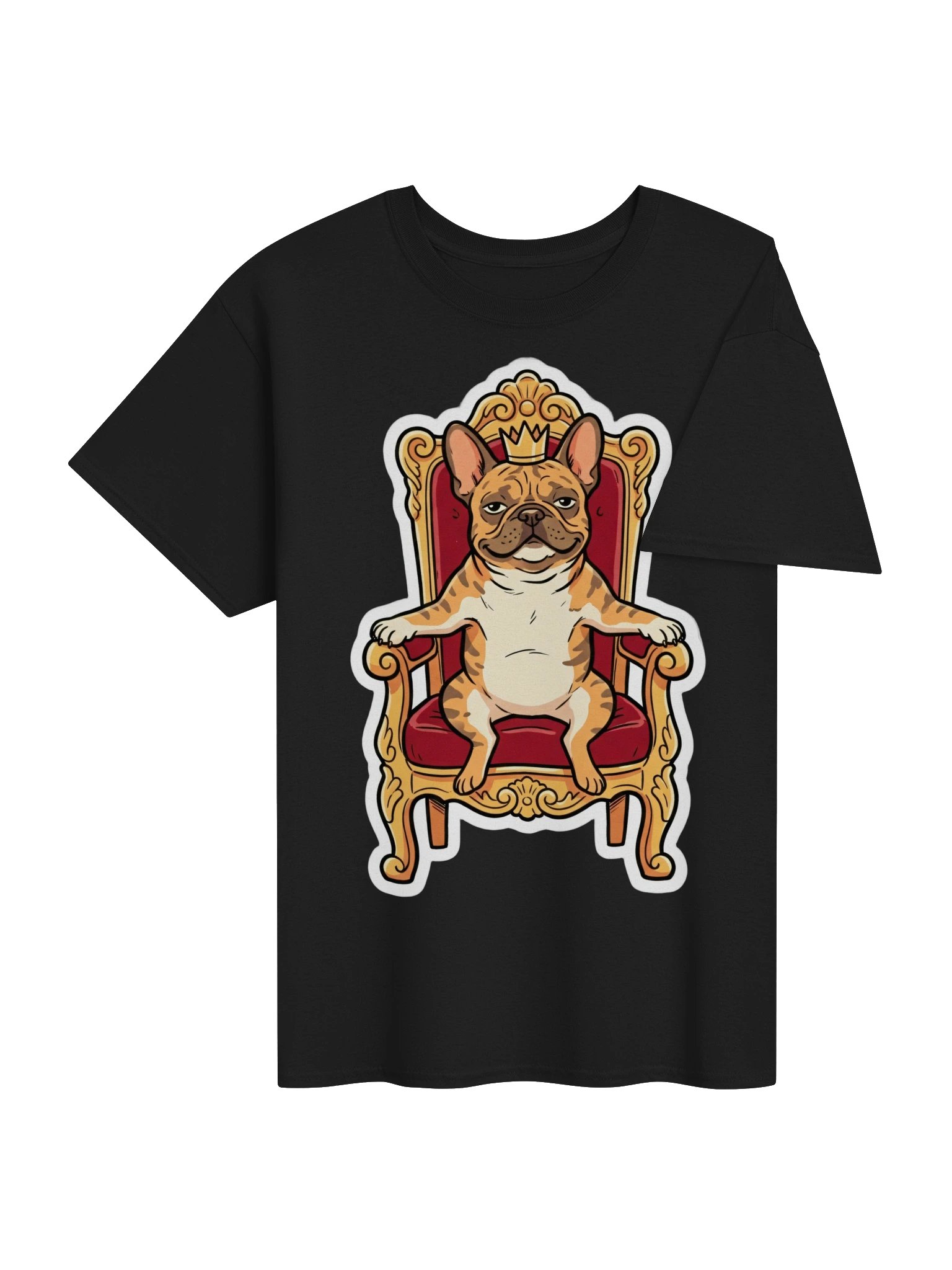 French Bulldog on the Throne Tee product image (25)