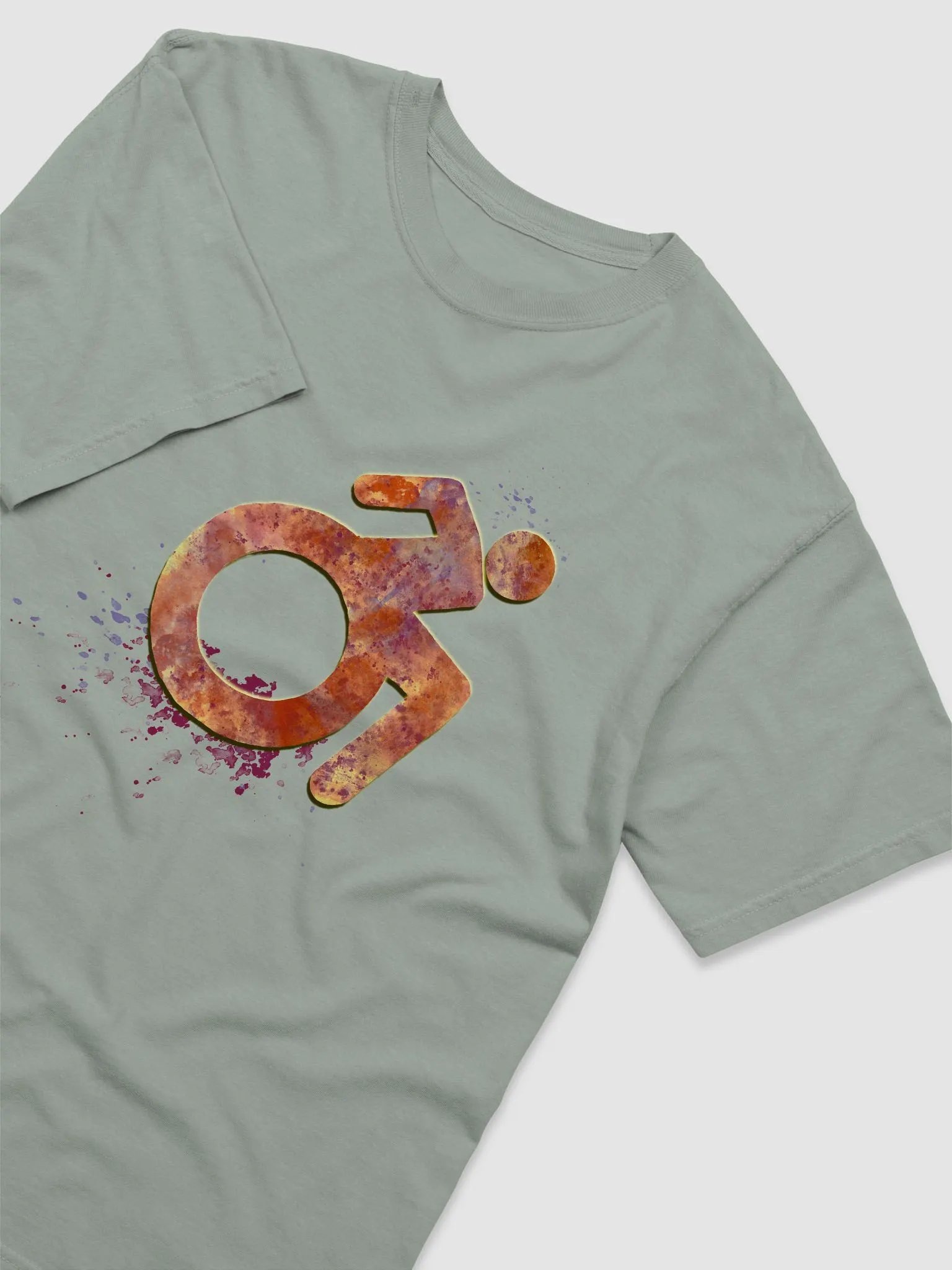 Wheelie, Orange Splash T-Shirt product image (3)
