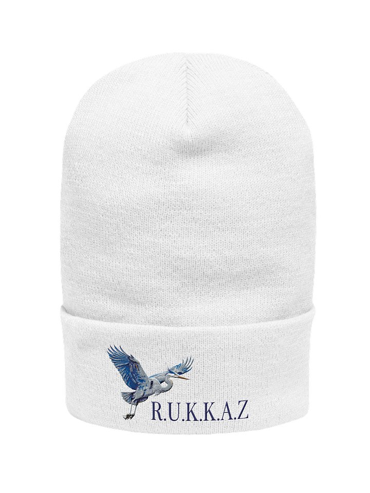 RUKKAZ BLUE HERON BEANIE product image (1)