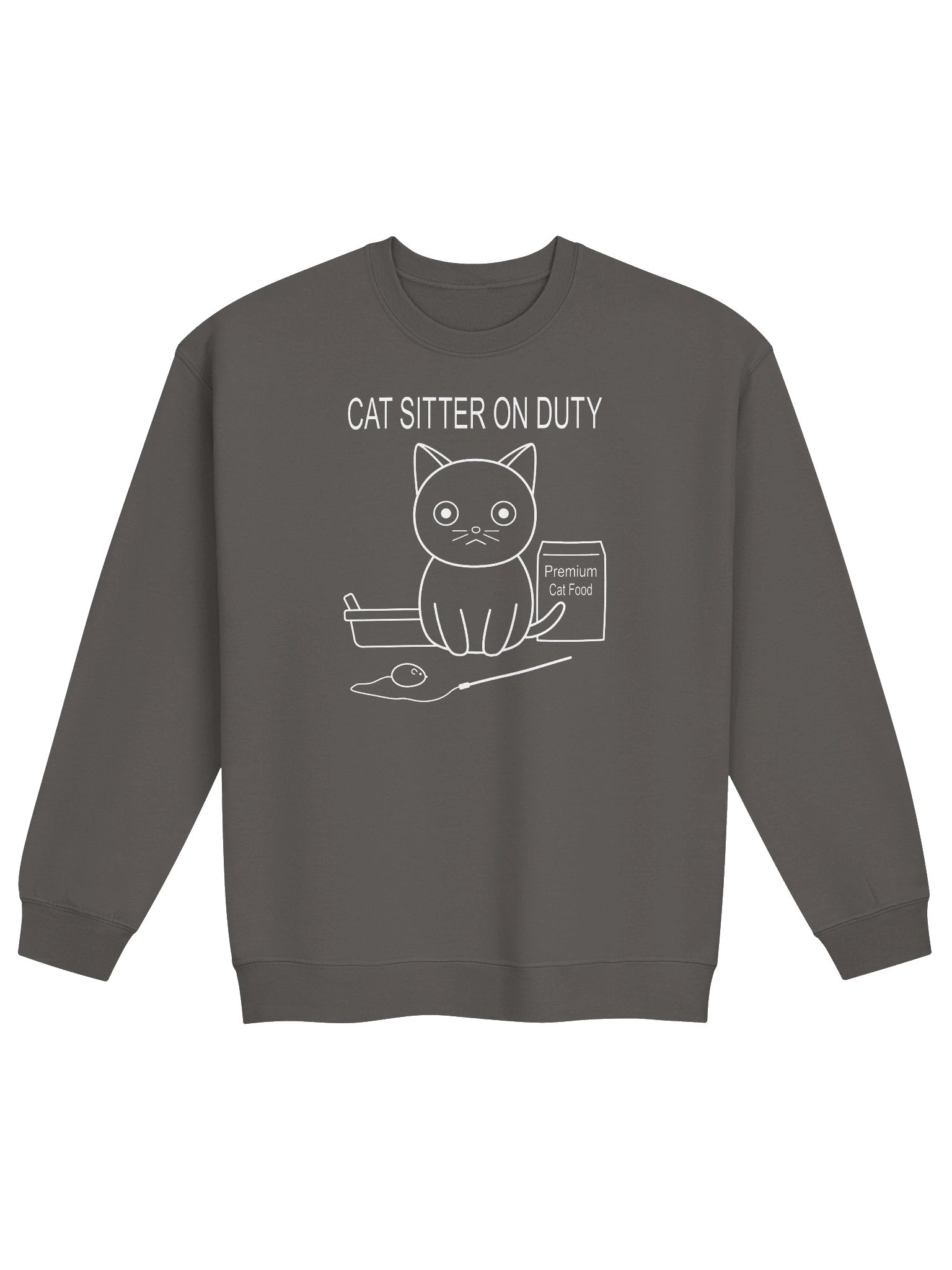 Cat Sitter on Duty - Unisex Adult Sweatshirt product image (10)