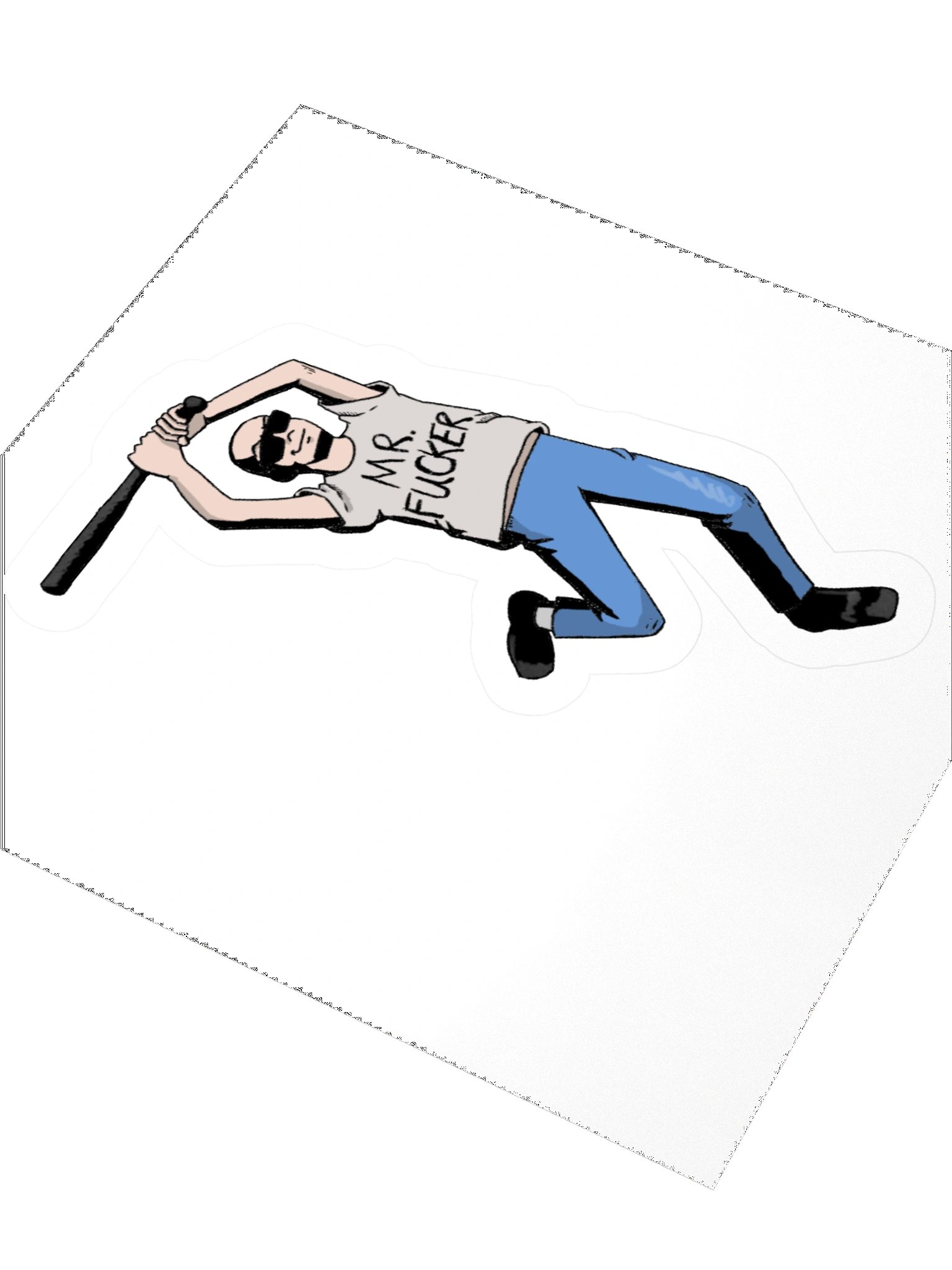Mr. Fucker Bat Attack Sticker product image (3)