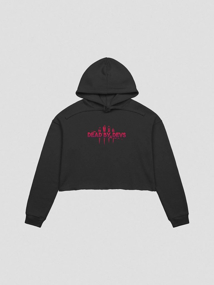DEAD BY DEVS | CUSTOM PRINT CROP HOODIE product image (1)