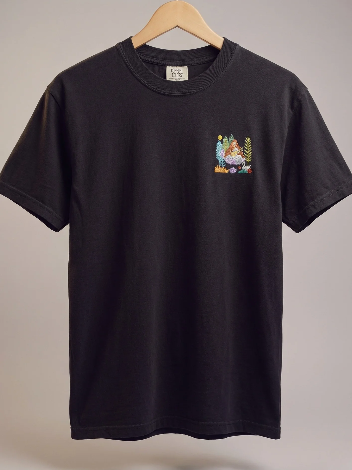 Om Aim Saraswatyai Namaha - The Flow of Knowing (BLACK) product image (2)