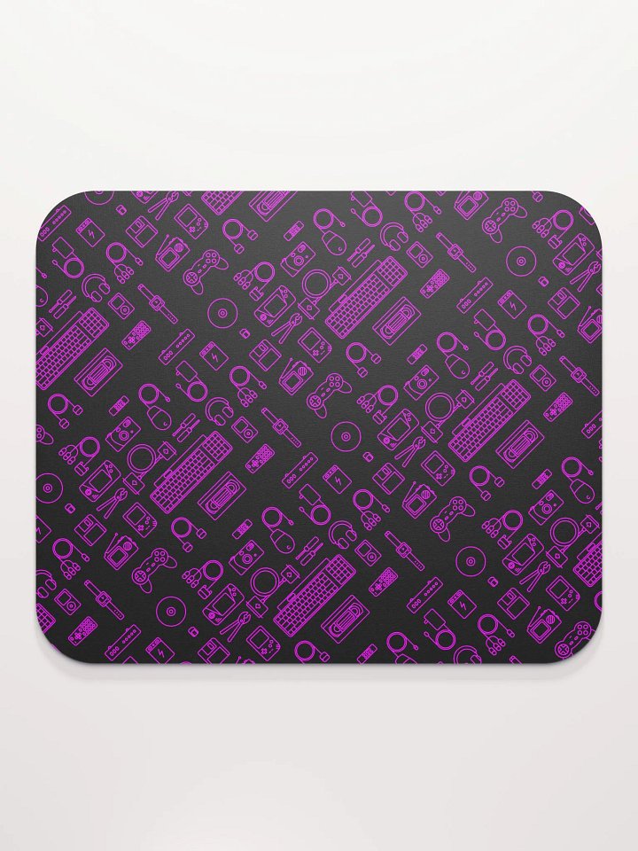 Neon Purple Devices Mouse Pad (Classic) product image (2)