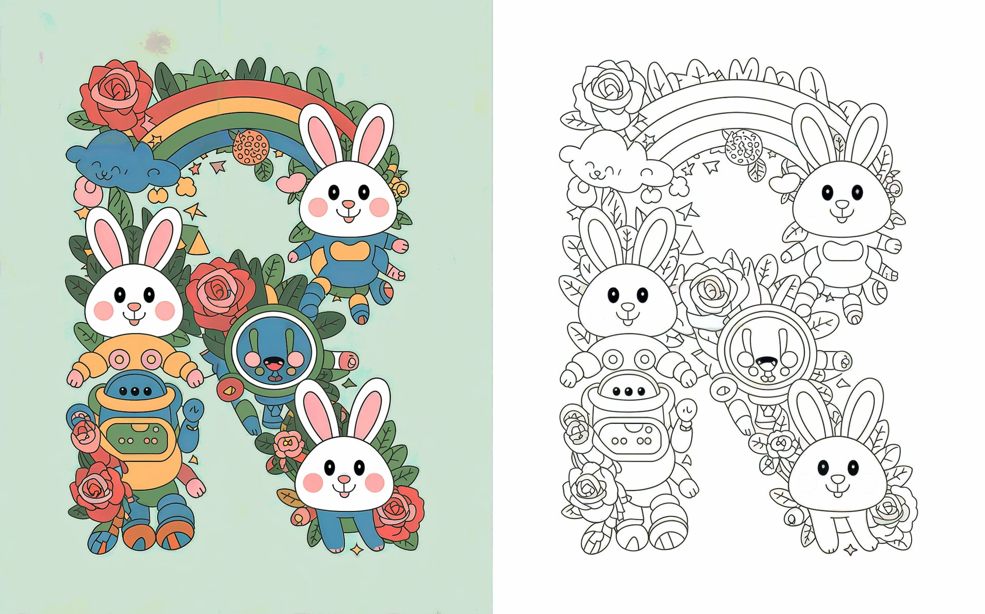 Alphabet Coloring Book – Learn and Color the ABCs! product image (5)