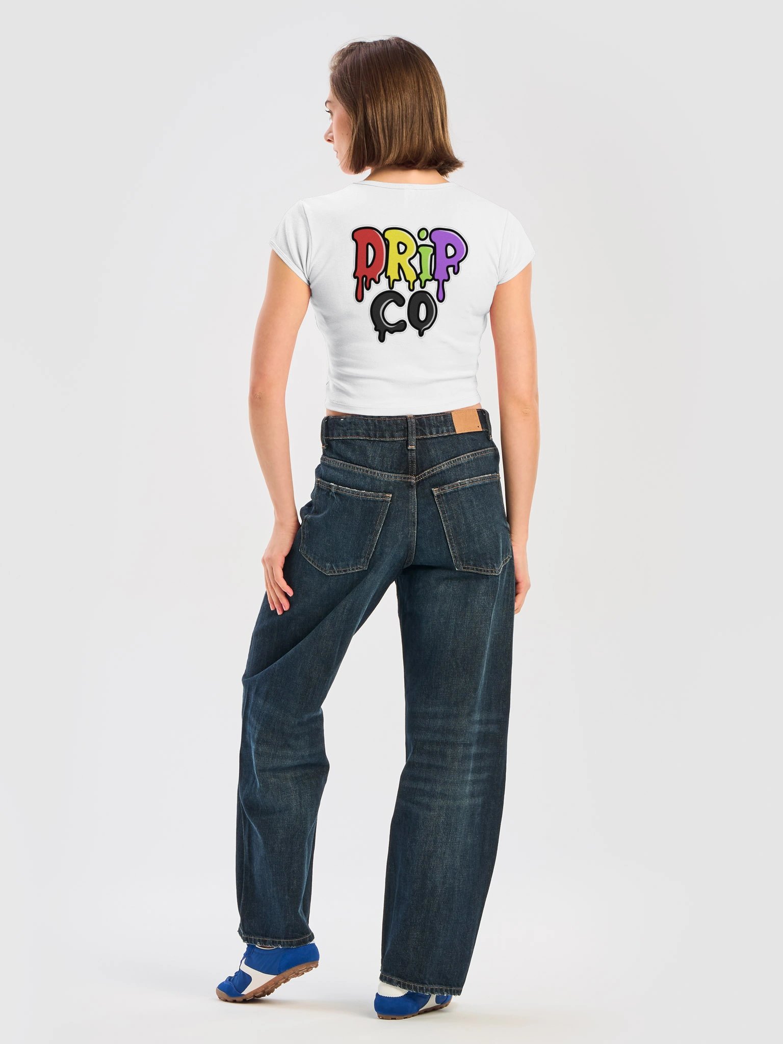 DRIPCO Colorful Drip Graphic Baby Tee product image (12)