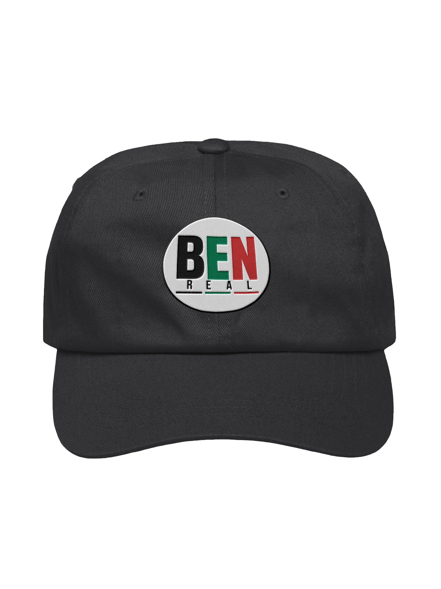 Black BEN Circle Logo Dad Hat product image (1)