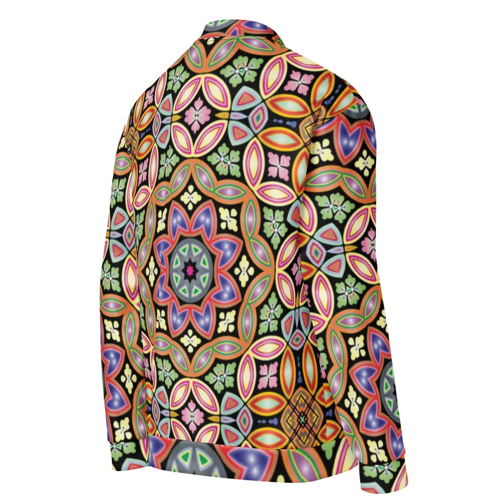 Batik Kawung Coral Bomber Jacket product image (4)