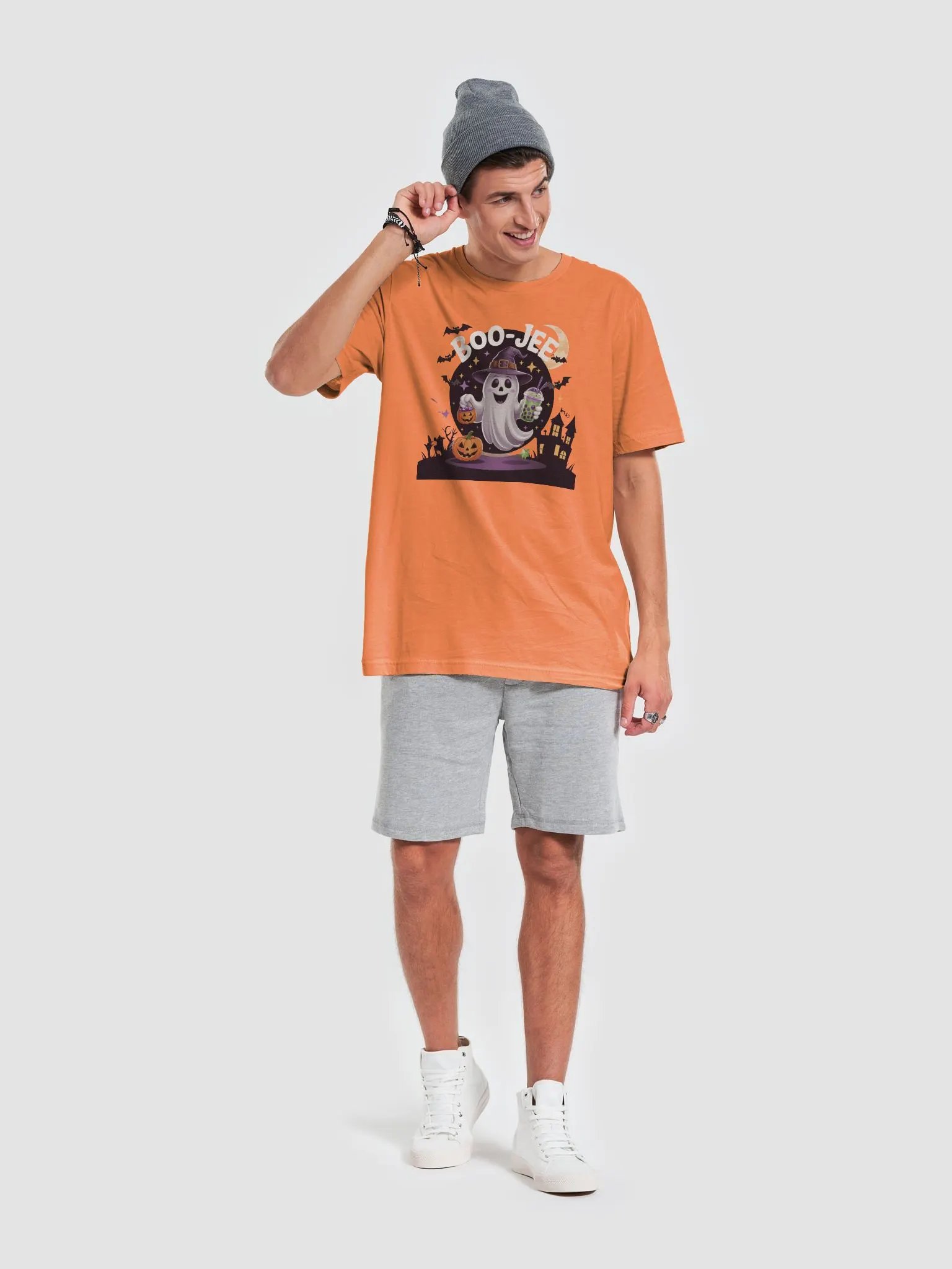 Boo-Jee Ghost Halloween T-Shirt product image (12)