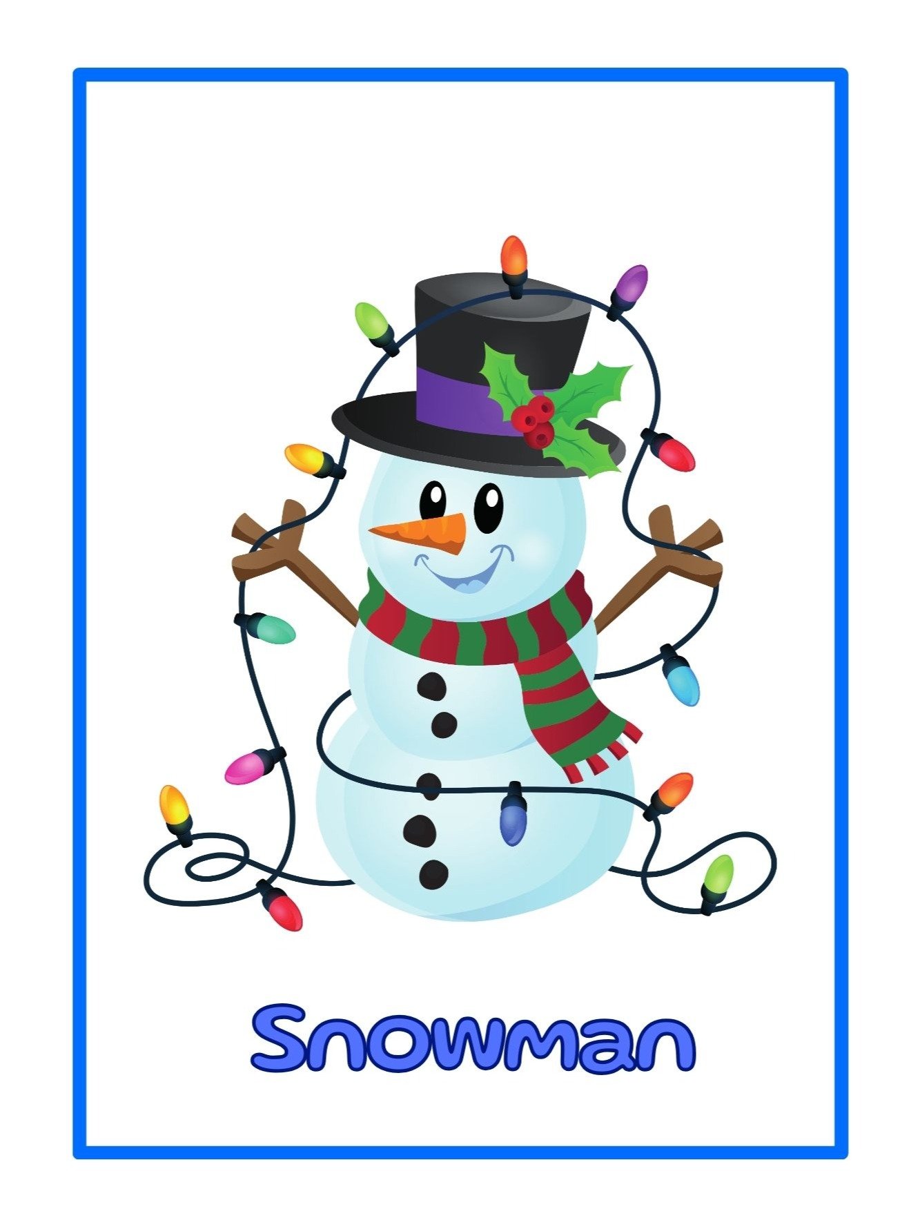 Christmas Vocabulary Flashcards product image (3)