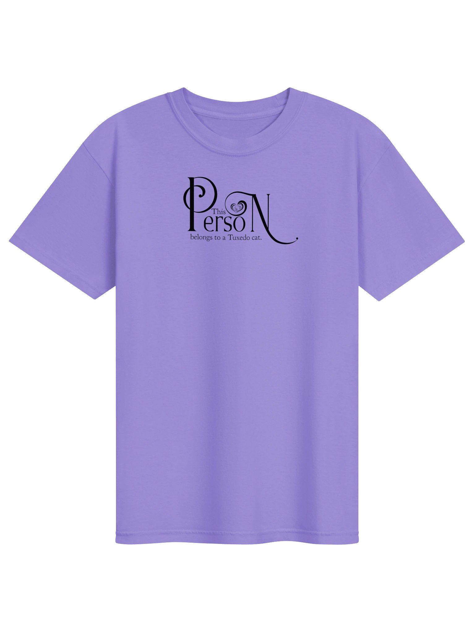 High quality unisex tee says: "This Person Belongs To a Tuxedo Cat" product image (5)