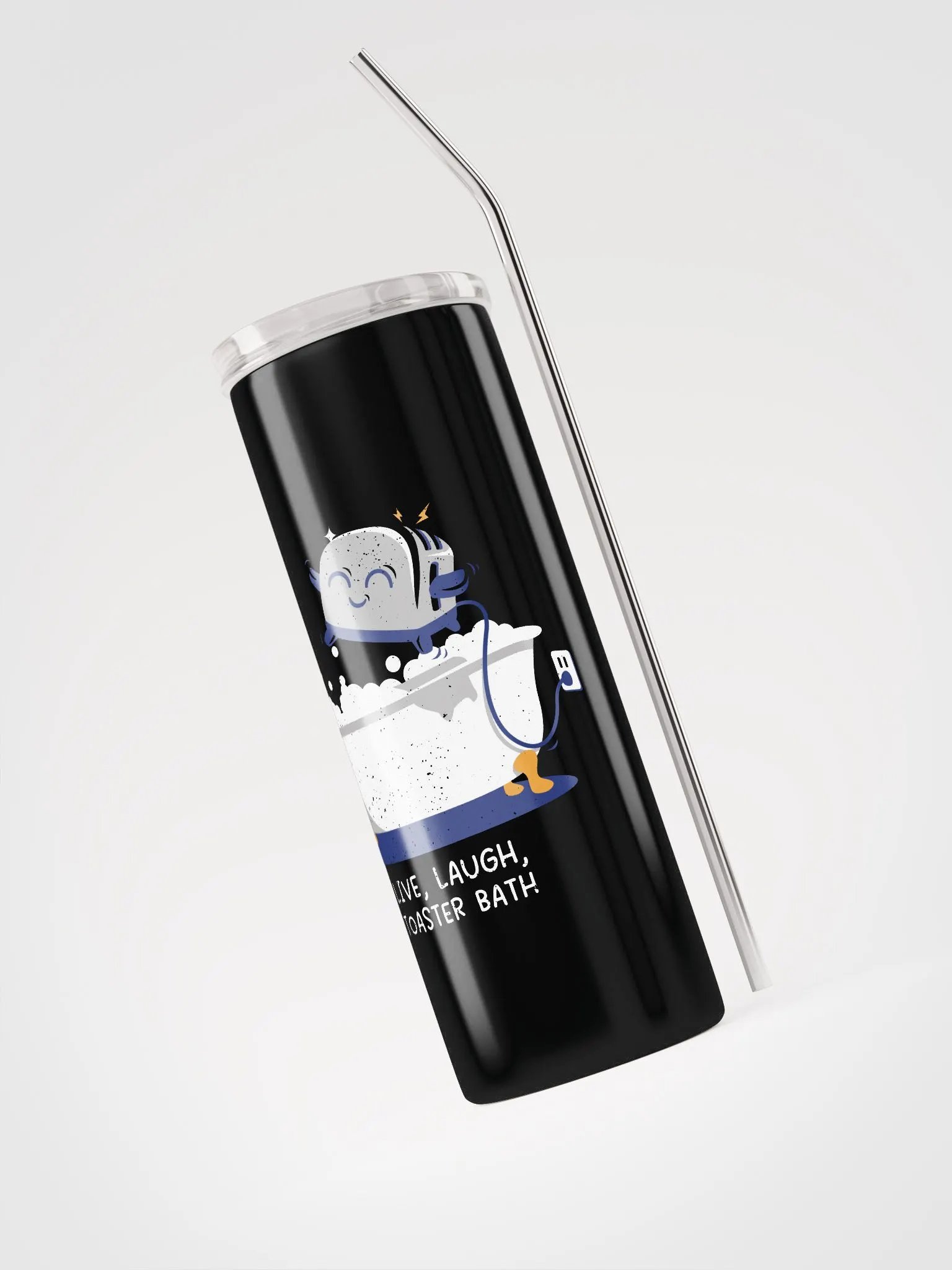 Live, Laugh, Toaster Bath Tumbler product image (3)