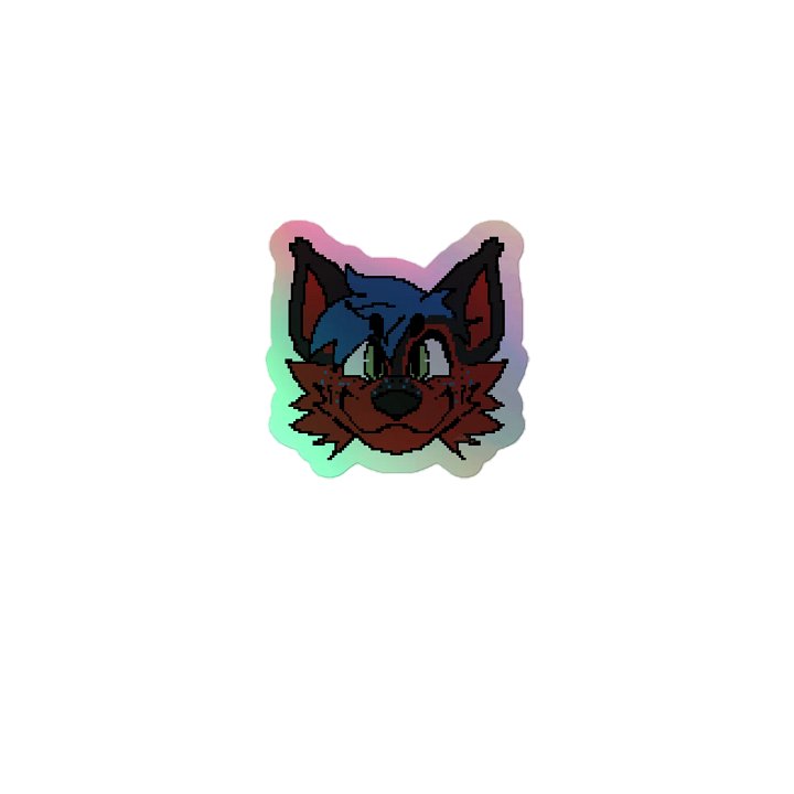 Johnie Pixelart Holographic Sticker product image (1)