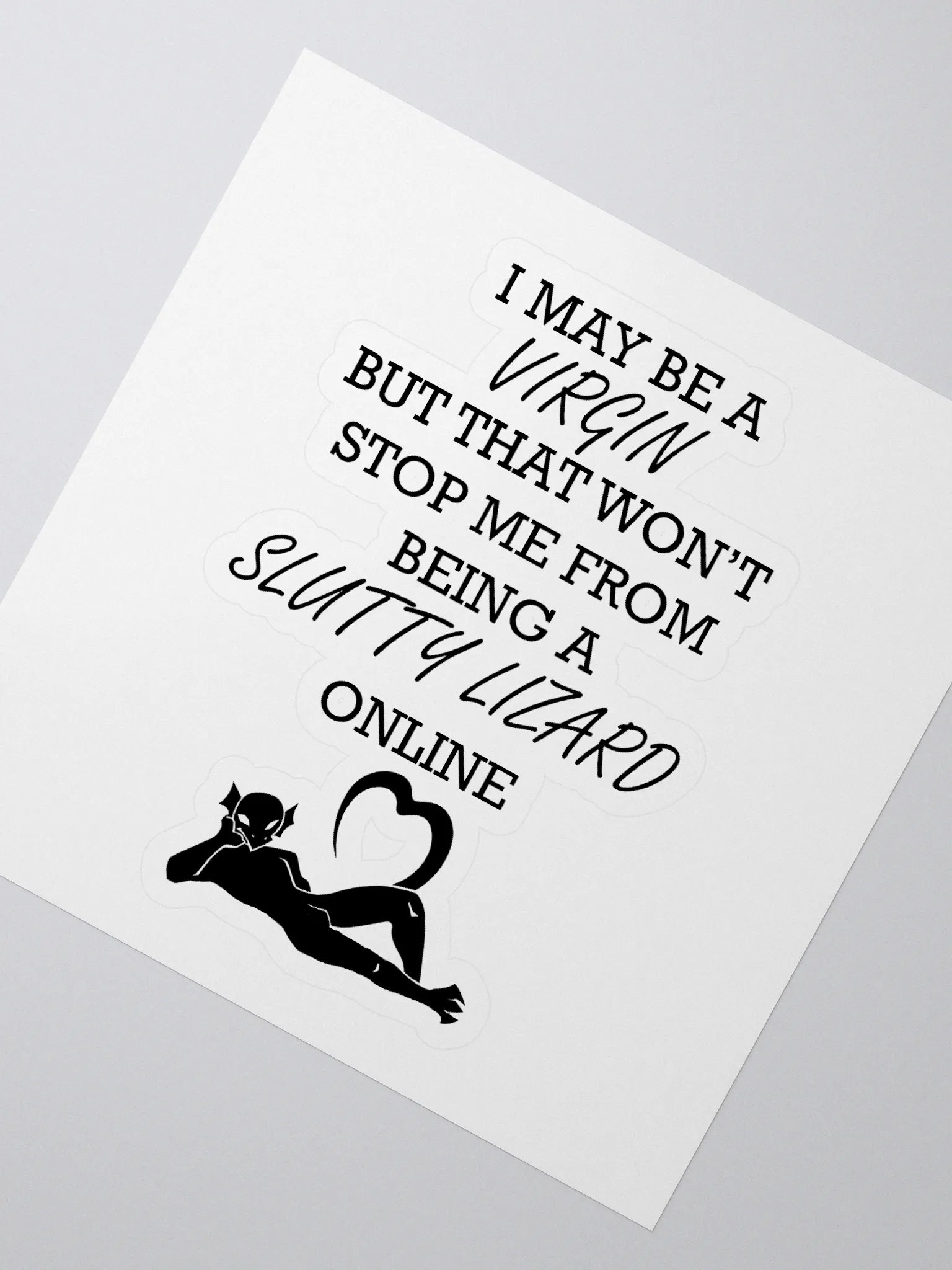 Slutty Lizard Sticker product image (2)
