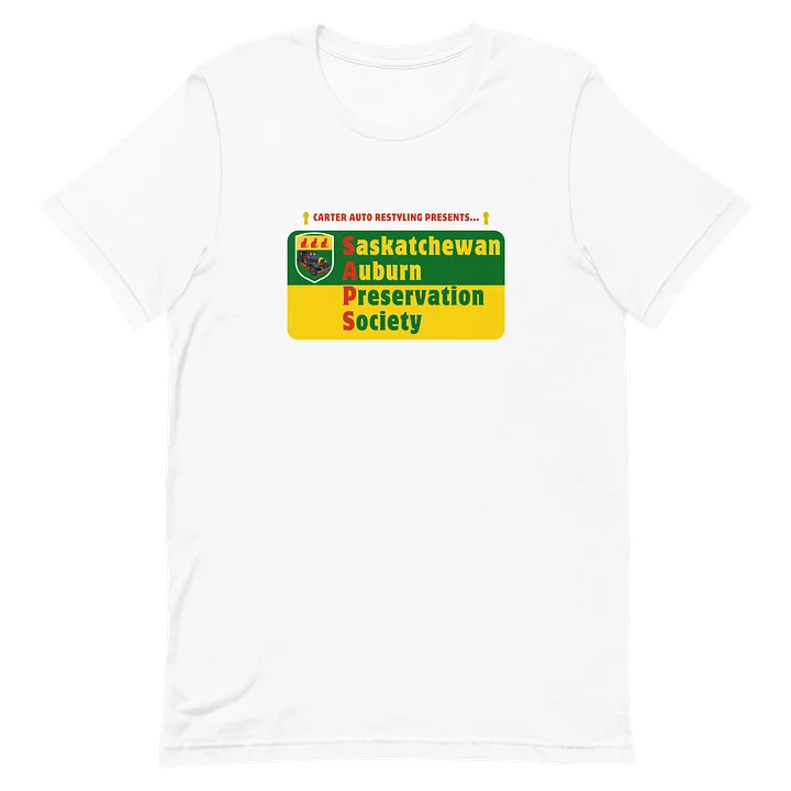 Saskatchewan Auburn Preservation Society T-Shirt White product image (2)