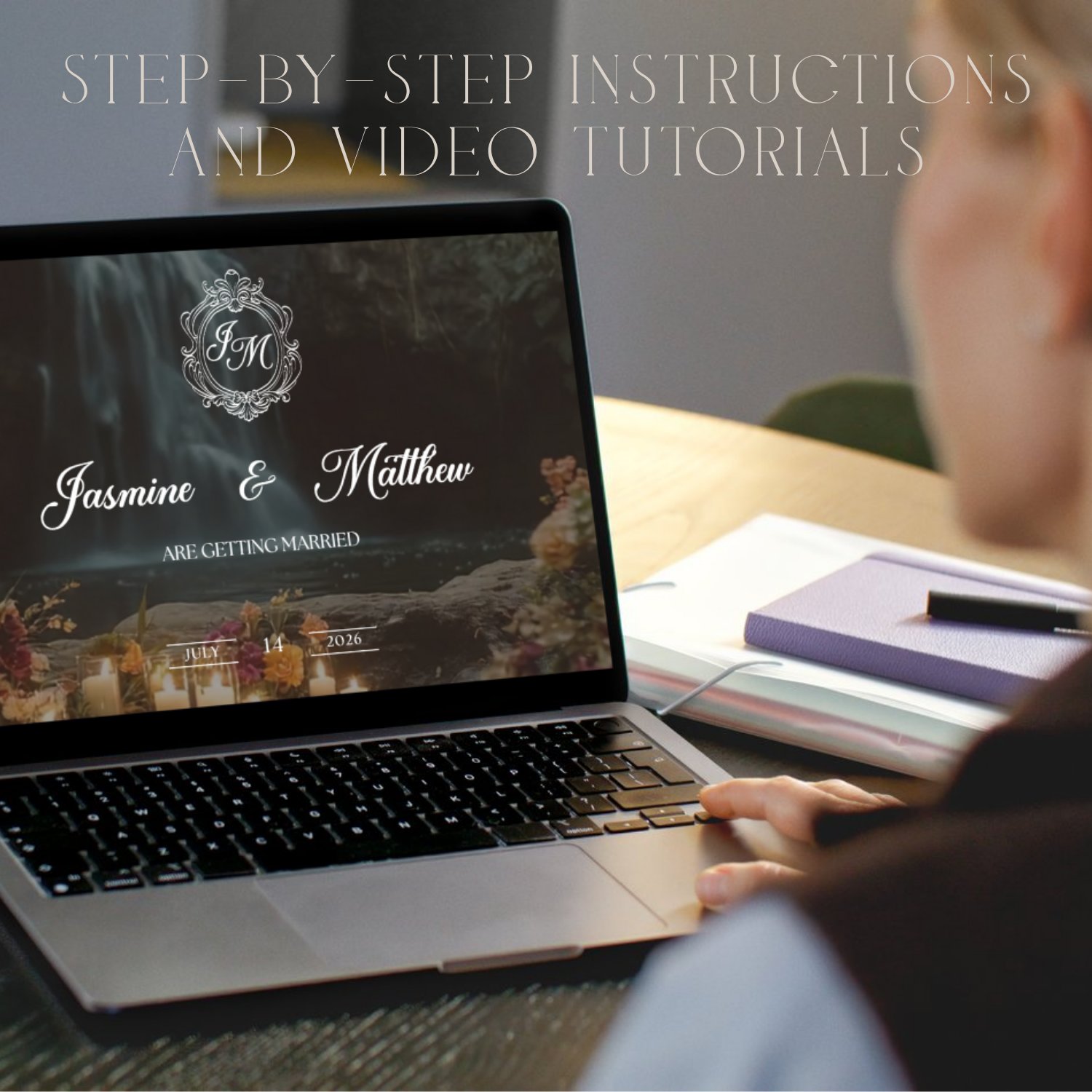 Wedding Website Template Canva | Vintage Wedding | Editable RSVP Site | Digital Invitation Website | Elegant Wedding Design product image (7)