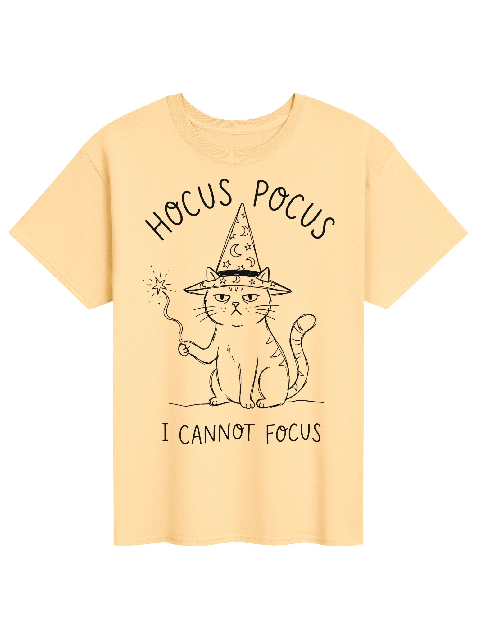 I Cannot Focus – Funny Witch Cat T-Shirt product image (21)
