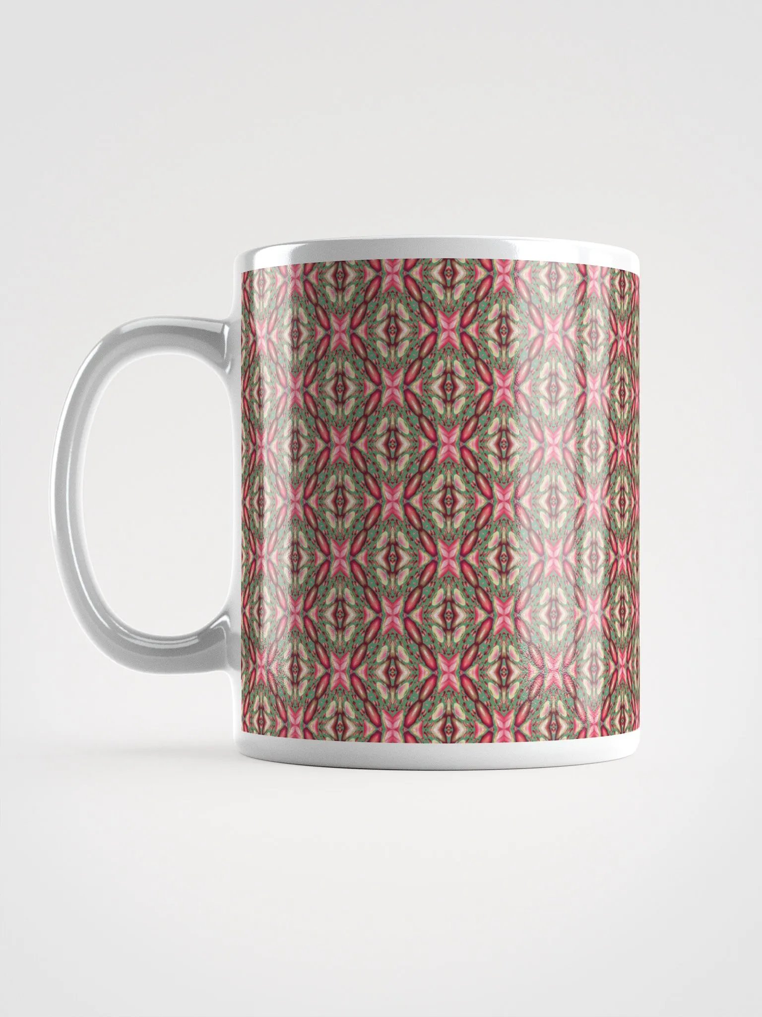 Vibrant Diamond & Floral Ceramic Mug product image (6)