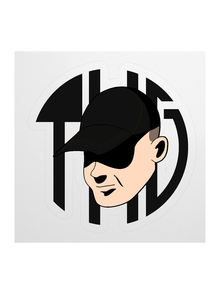 Black THG Logo Sticker Set product image (1)