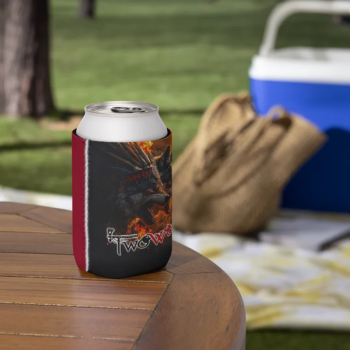 Two Wolf Coozie product image (2)