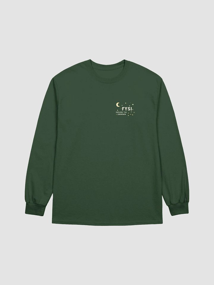 Evergreen long sleeve cotton t-shirt product image (1)