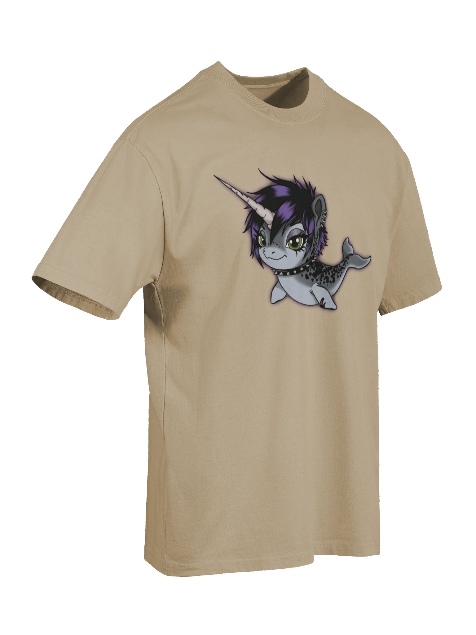 Emo Narwhal Oversized Tee product image (7)